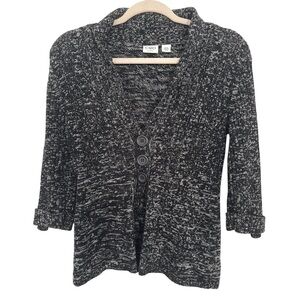 Cato Girls Black Three Button Cardigan Size L(16)